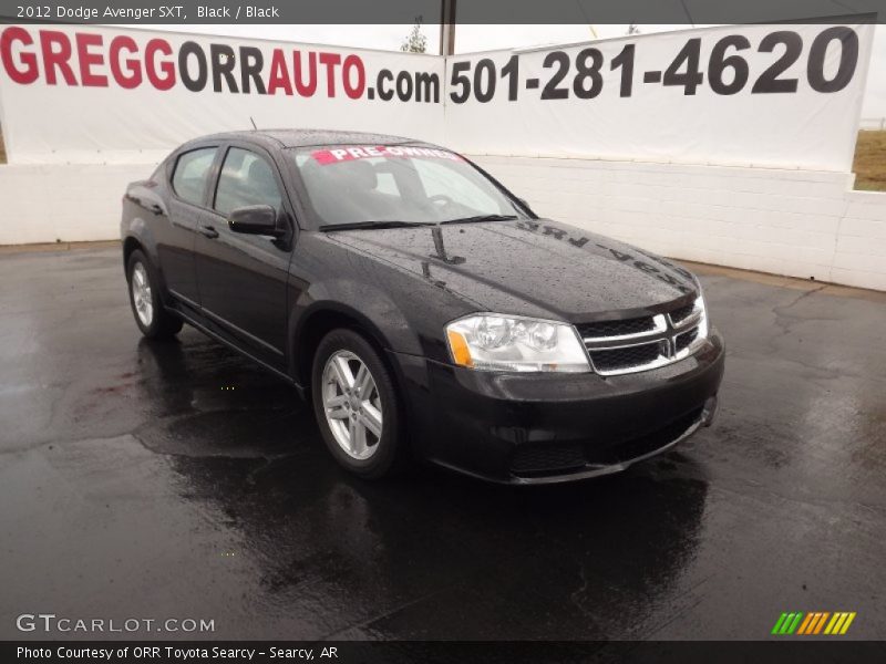 Black / Black 2012 Dodge Avenger SXT