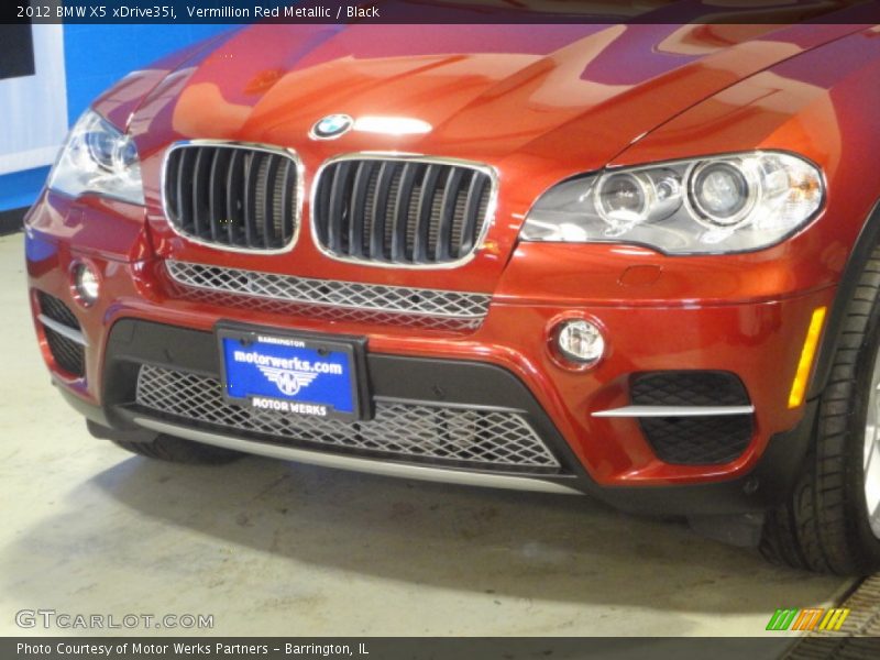 Vermillion Red Metallic / Black 2012 BMW X5 xDrive35i