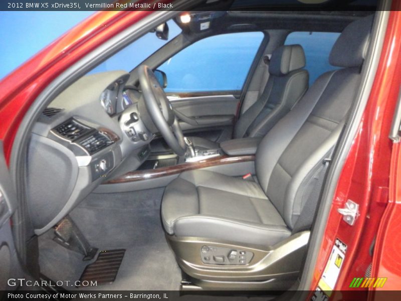 Vermillion Red Metallic / Black 2012 BMW X5 xDrive35i