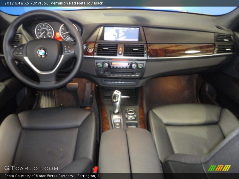 Vermillion Red Metallic / Black 2012 BMW X5 xDrive35i