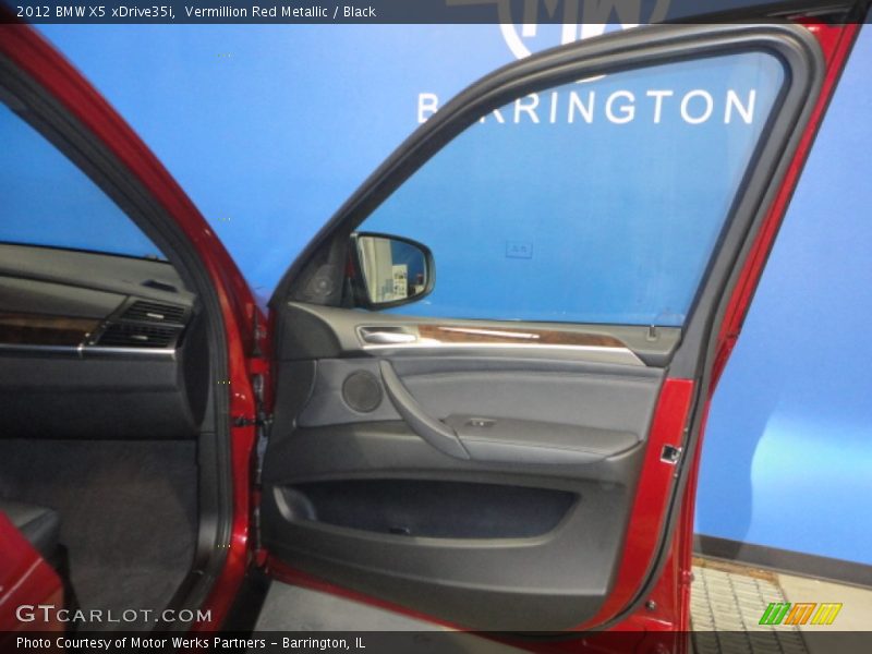 Vermillion Red Metallic / Black 2012 BMW X5 xDrive35i