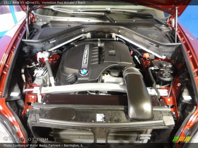 Vermillion Red Metallic / Black 2012 BMW X5 xDrive35i
