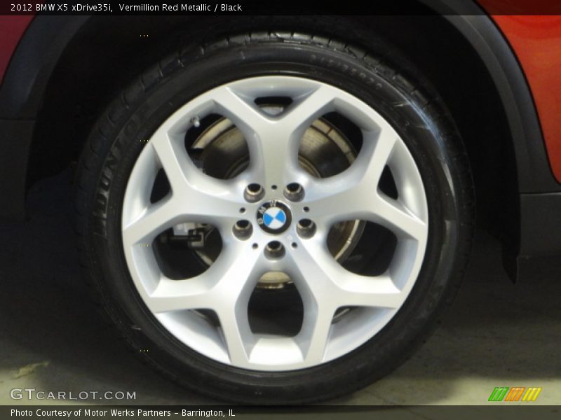 Vermillion Red Metallic / Black 2012 BMW X5 xDrive35i