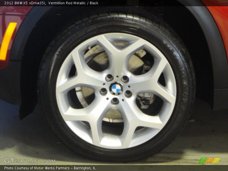 Vermillion Red Metallic / Black 2012 BMW X5 xDrive35i