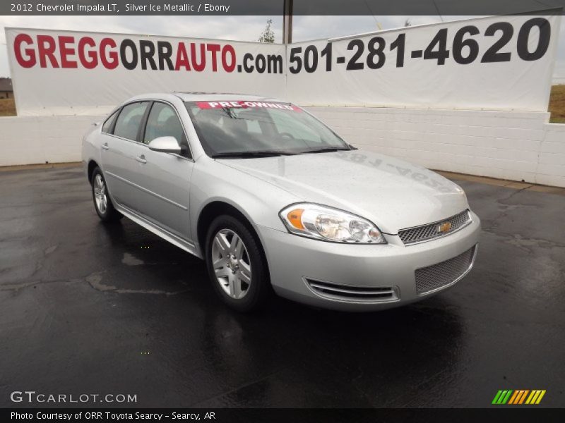 Silver Ice Metallic / Ebony 2012 Chevrolet Impala LT