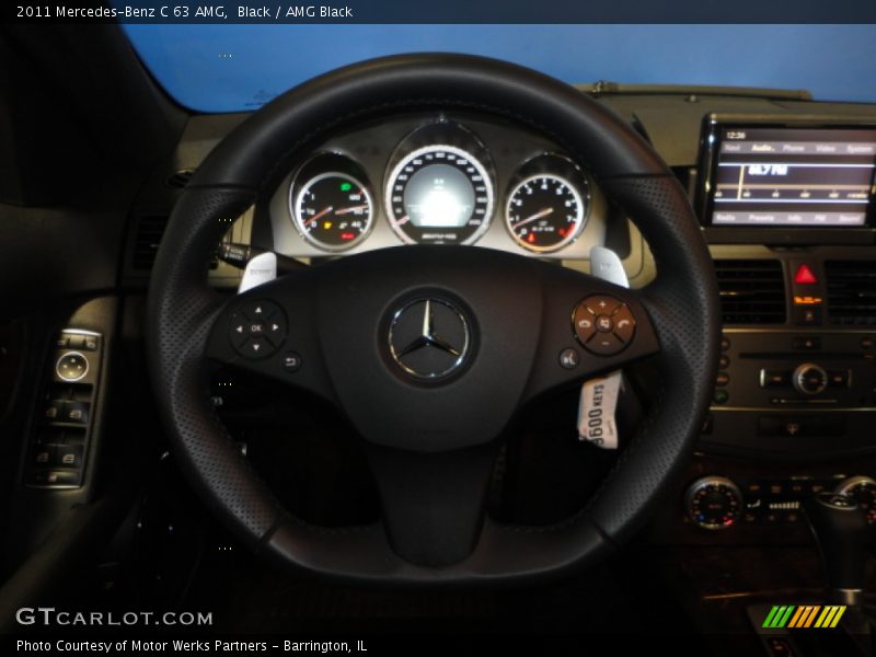 Black / AMG Black 2011 Mercedes-Benz C 63 AMG
