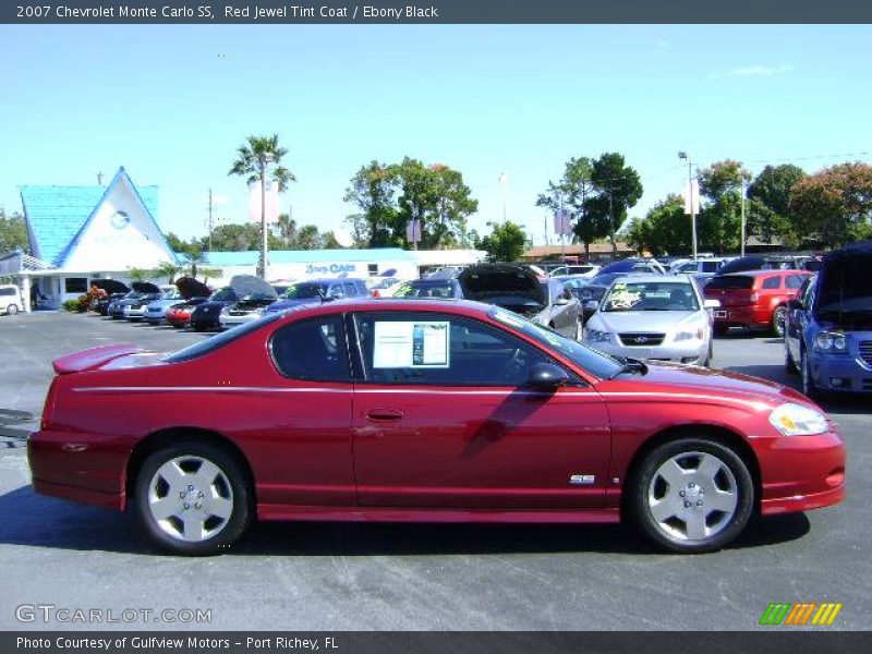 Red Jewel Tint Coat / Ebony Black 2007 Chevrolet Monte Carlo SS