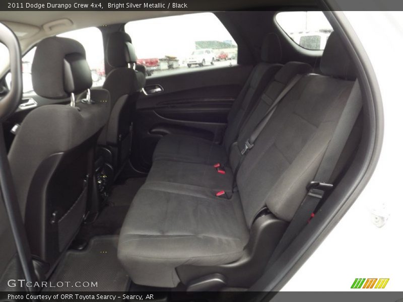 Bright Silver Metallic / Black 2011 Dodge Durango Crew 4x4