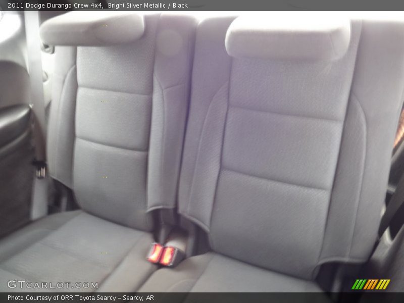 Bright Silver Metallic / Black 2011 Dodge Durango Crew 4x4