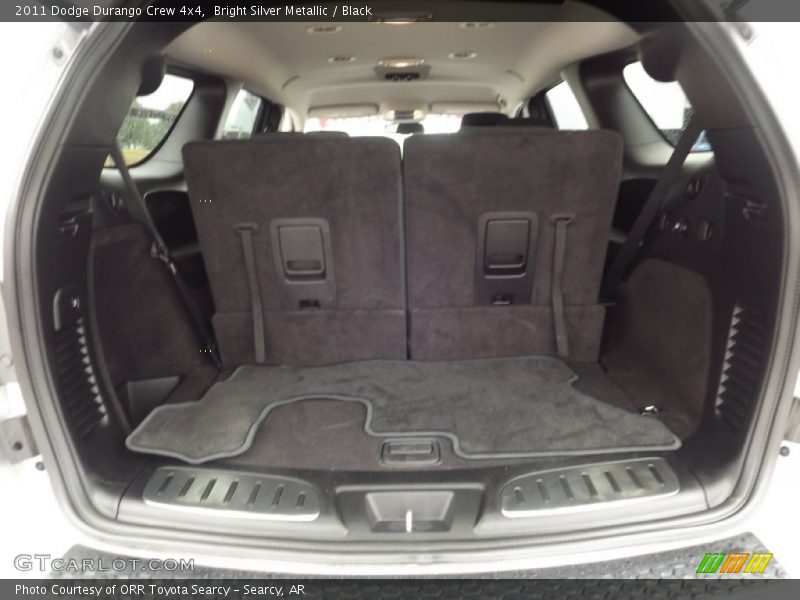 Bright Silver Metallic / Black 2011 Dodge Durango Crew 4x4