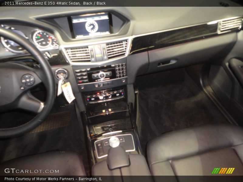 Black / Black 2011 Mercedes-Benz E 350 4Matic Sedan