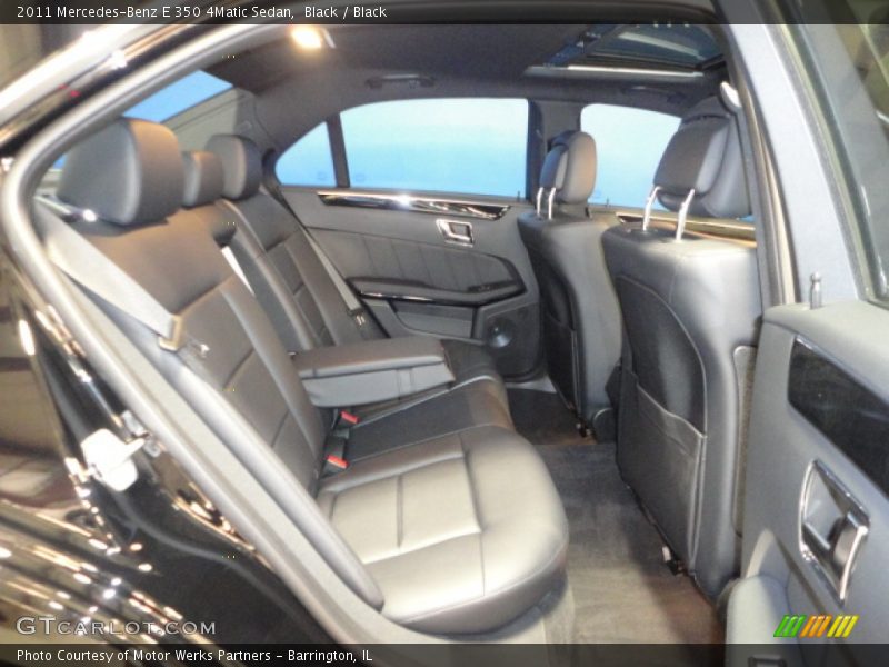 Black / Black 2011 Mercedes-Benz E 350 4Matic Sedan