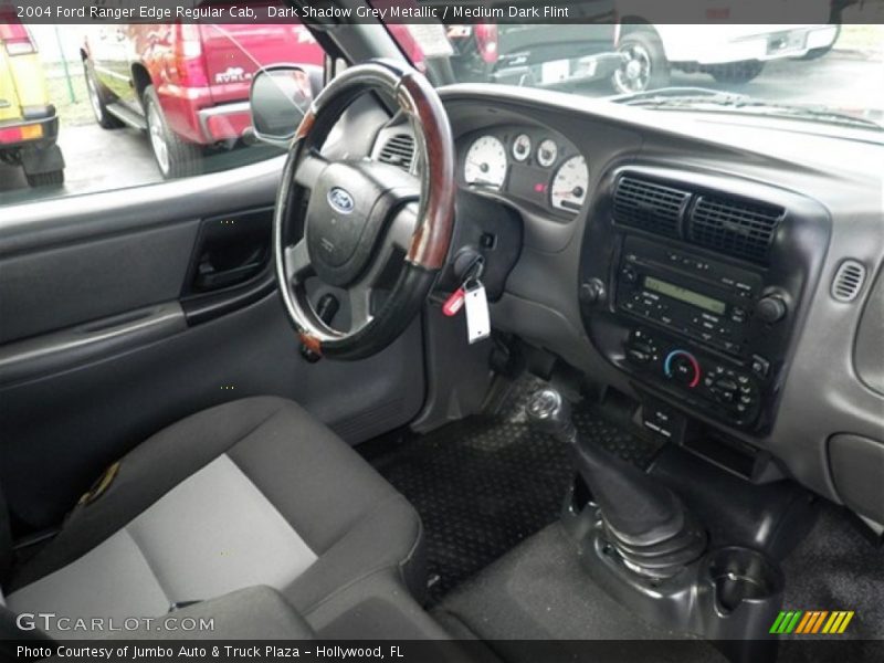 Dark Shadow Grey Metallic / Medium Dark Flint 2004 Ford Ranger Edge Regular Cab