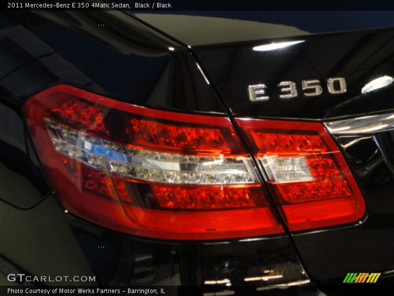 Black / Black 2011 Mercedes-Benz E 350 4Matic Sedan