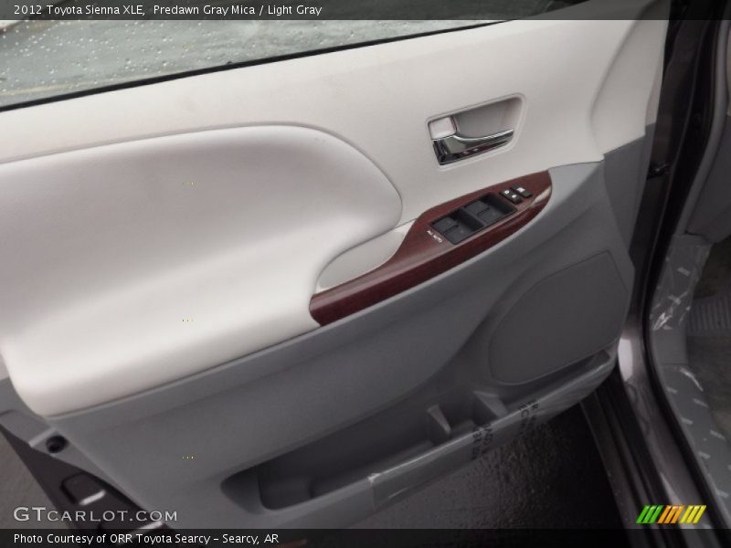 Predawn Gray Mica / Light Gray 2012 Toyota Sienna XLE
