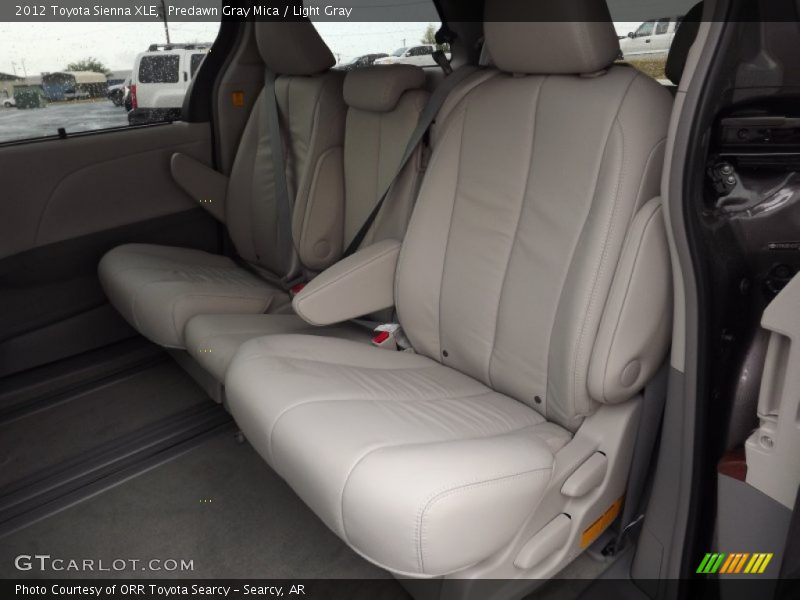 Predawn Gray Mica / Light Gray 2012 Toyota Sienna XLE