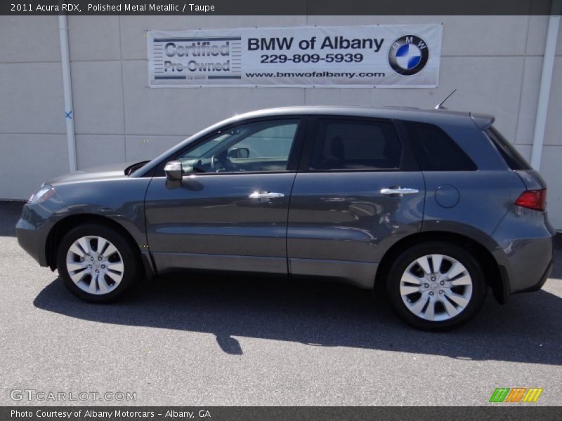 Polished Metal Metallic / Taupe 2011 Acura RDX