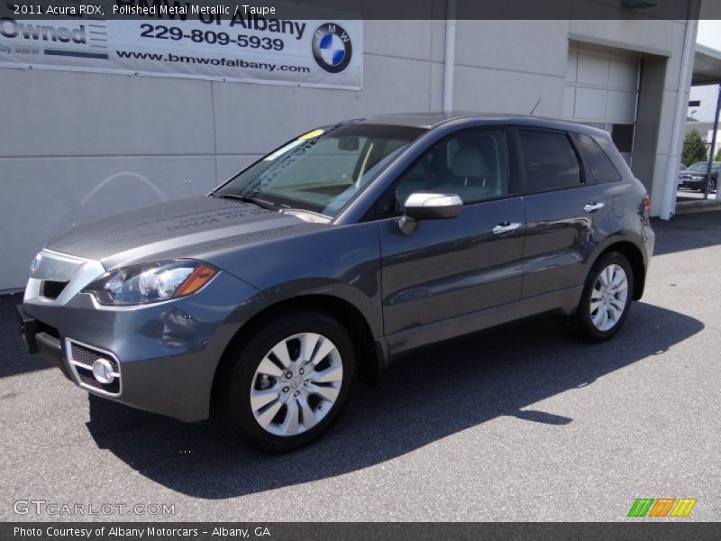 Polished Metal Metallic / Taupe 2011 Acura RDX