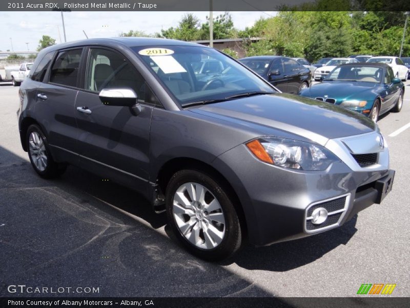 Polished Metal Metallic / Taupe 2011 Acura RDX