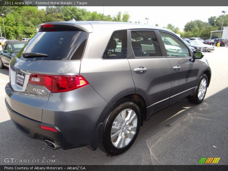 Polished Metal Metallic / Taupe 2011 Acura RDX