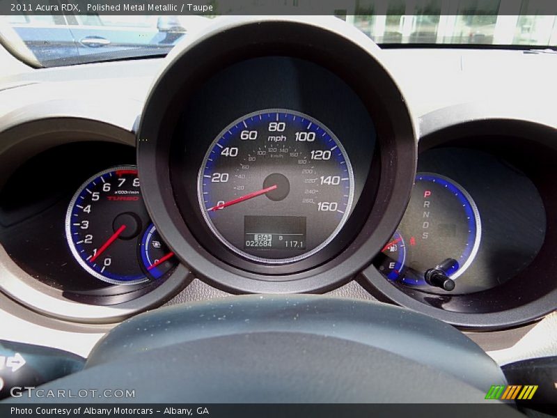Polished Metal Metallic / Taupe 2011 Acura RDX