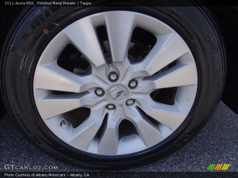 Polished Metal Metallic / Taupe 2011 Acura RDX