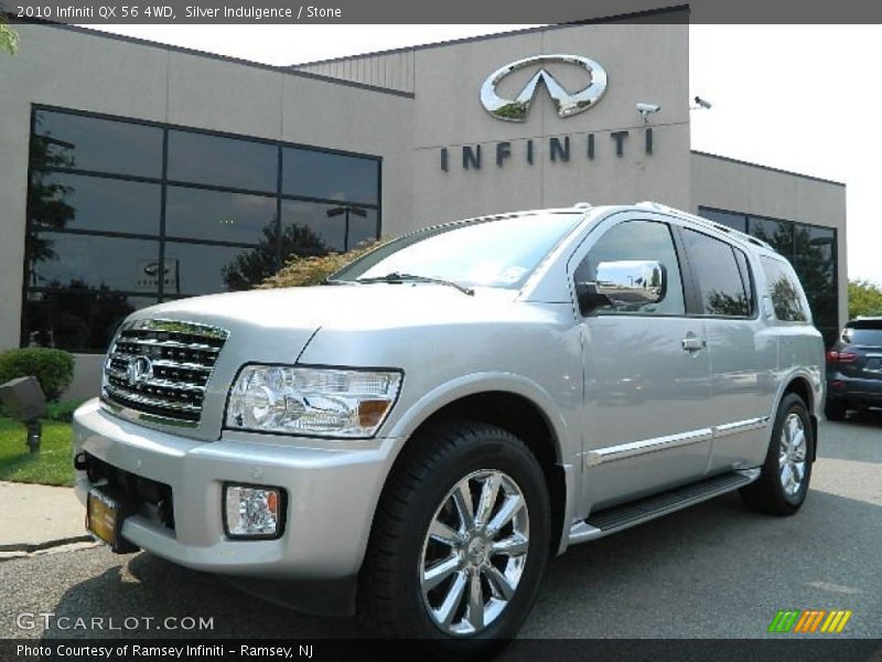 Front 3/4 View of 2010 QX 56 4WD