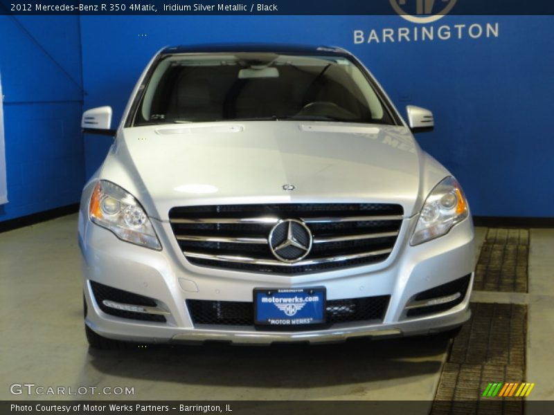 Iridium Silver Metallic / Black 2012 Mercedes-Benz R 350 4Matic
