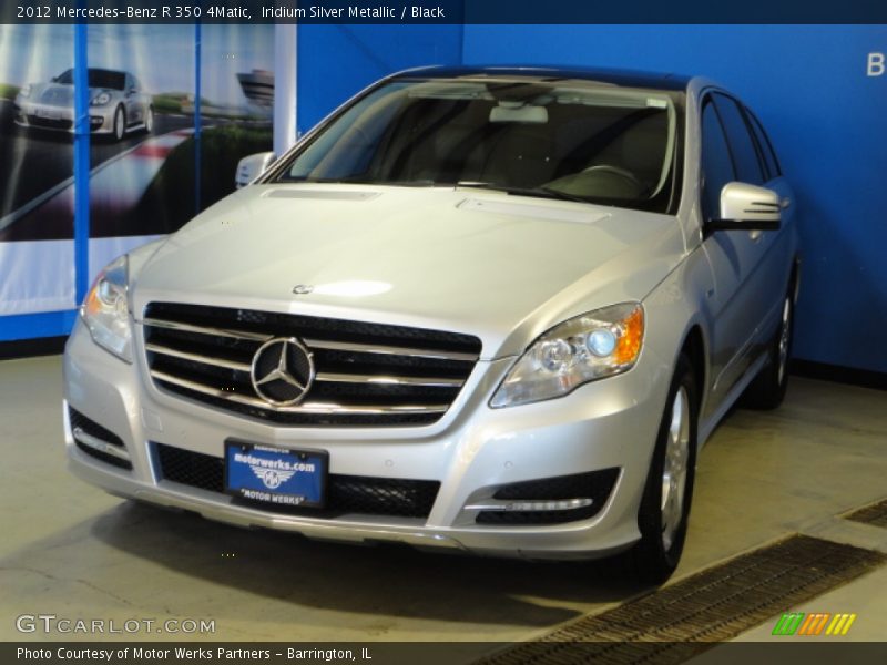 Iridium Silver Metallic / Black 2012 Mercedes-Benz R 350 4Matic