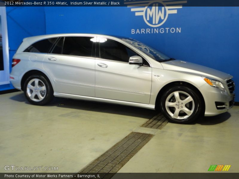 Iridium Silver Metallic / Black 2012 Mercedes-Benz R 350 4Matic