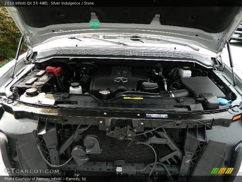  2010 QX 56 4WD Engine - 5.6 Liter DOHC 32-Valve V8