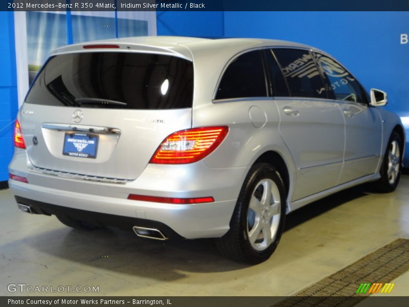 Iridium Silver Metallic / Black 2012 Mercedes-Benz R 350 4Matic