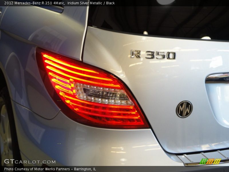 Iridium Silver Metallic / Black 2012 Mercedes-Benz R 350 4Matic