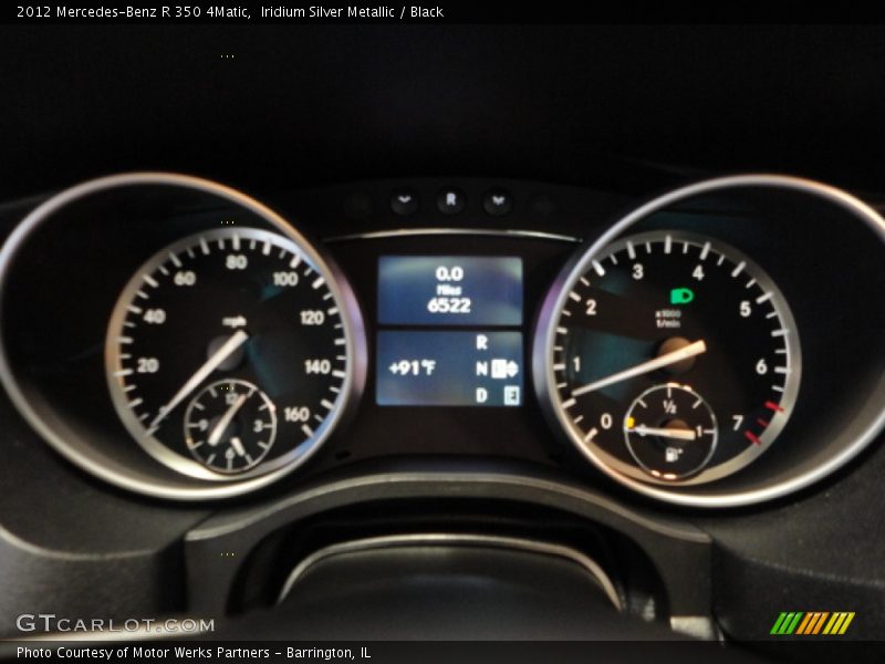 Iridium Silver Metallic / Black 2012 Mercedes-Benz R 350 4Matic