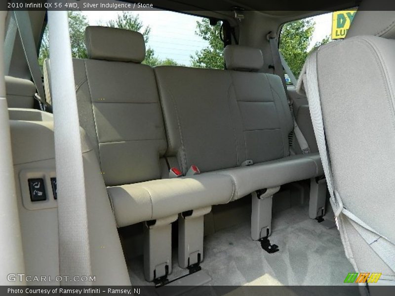 Rear Seat of 2010 QX 56 4WD