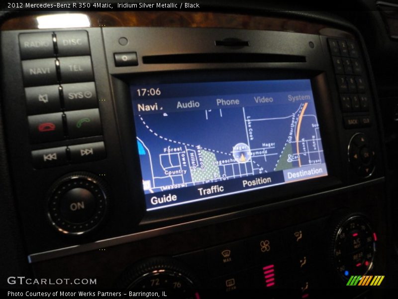 Iridium Silver Metallic / Black 2012 Mercedes-Benz R 350 4Matic