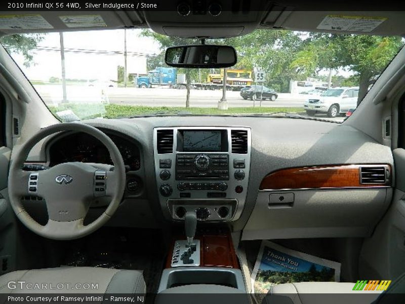 Dashboard of 2010 QX 56 4WD