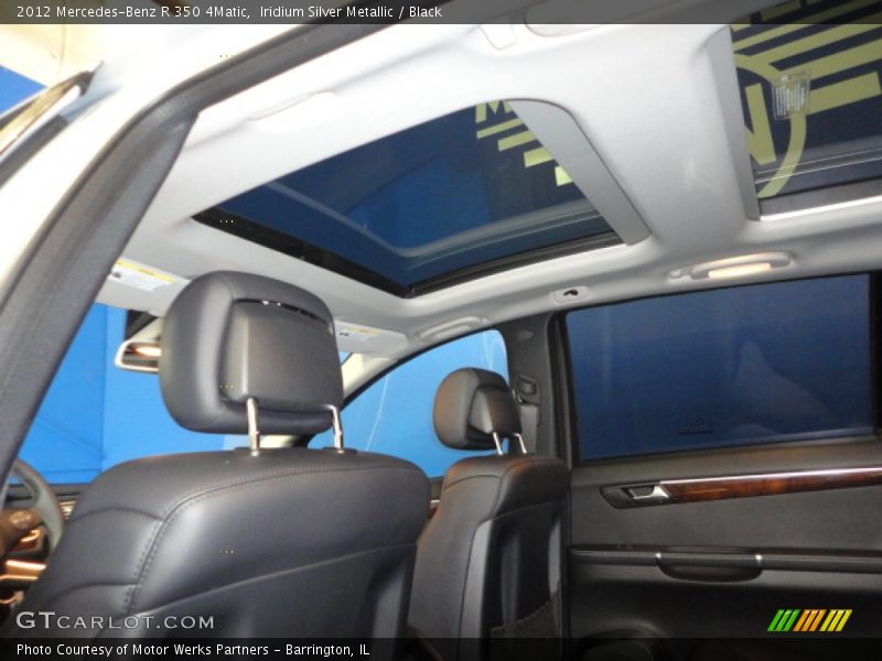 Iridium Silver Metallic / Black 2012 Mercedes-Benz R 350 4Matic