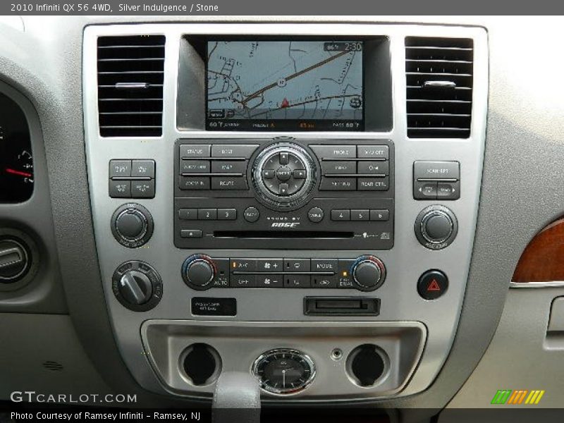 Controls of 2010 QX 56 4WD