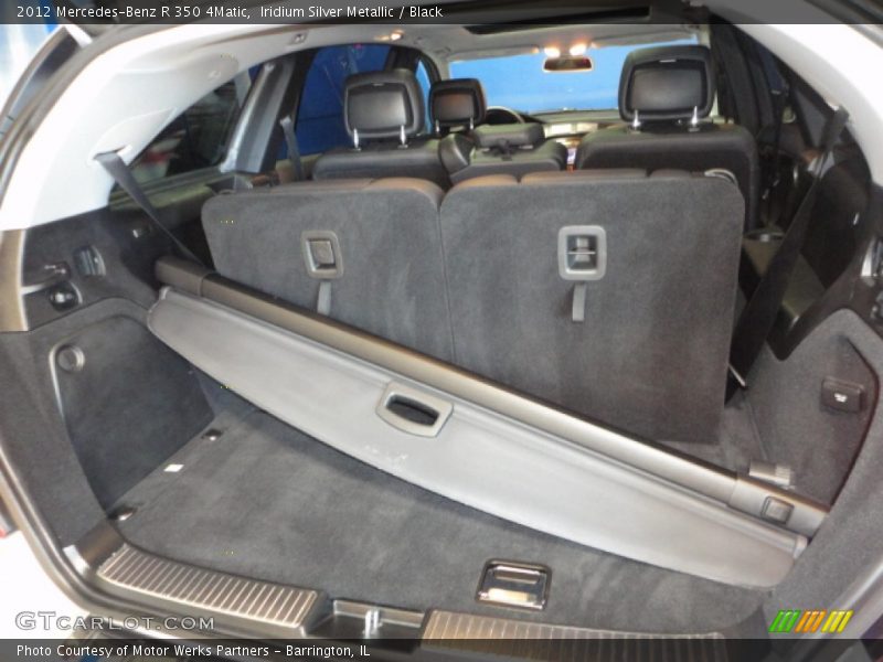 Iridium Silver Metallic / Black 2012 Mercedes-Benz R 350 4Matic