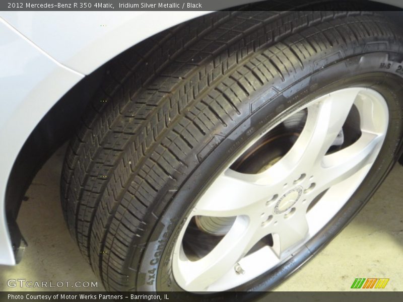Iridium Silver Metallic / Black 2012 Mercedes-Benz R 350 4Matic