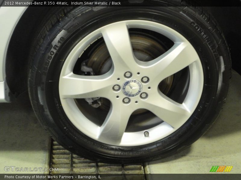 Iridium Silver Metallic / Black 2012 Mercedes-Benz R 350 4Matic