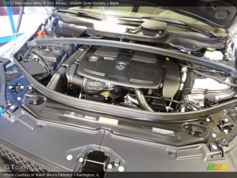 Iridium Silver Metallic / Black 2012 Mercedes-Benz R 350 4Matic