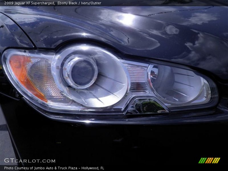 Ebony Black / Ivory/Oyster 2009 Jaguar XF Supercharged