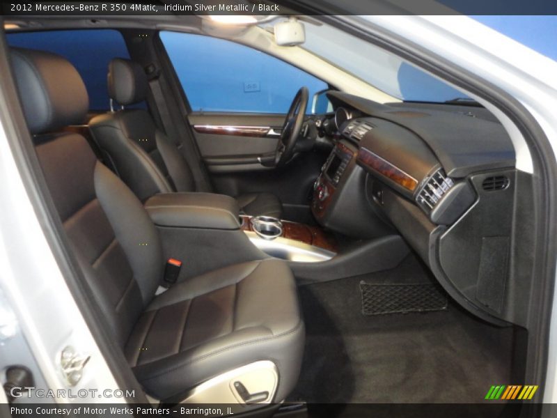 Iridium Silver Metallic / Black 2012 Mercedes-Benz R 350 4Matic