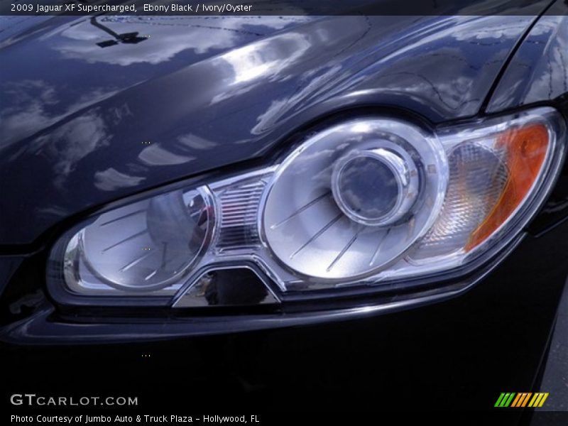Ebony Black / Ivory/Oyster 2009 Jaguar XF Supercharged