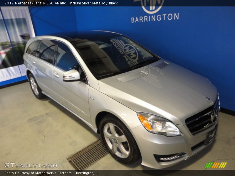 Iridium Silver Metallic / Black 2012 Mercedes-Benz R 350 4Matic