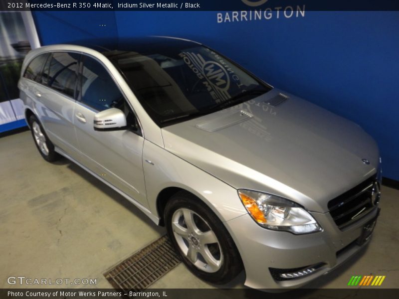 Iridium Silver Metallic / Black 2012 Mercedes-Benz R 350 4Matic