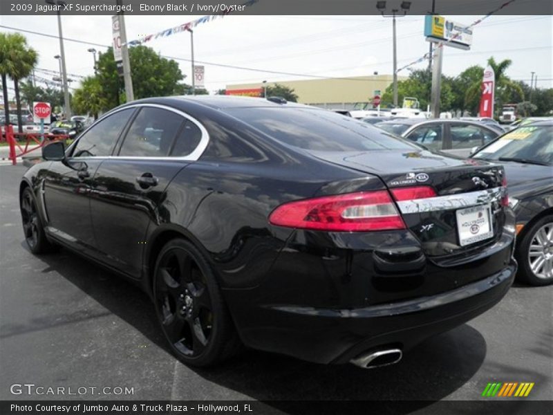 Ebony Black / Ivory/Oyster 2009 Jaguar XF Supercharged