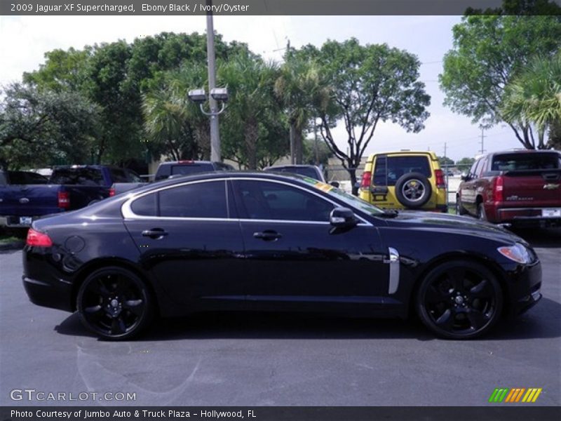 Ebony Black / Ivory/Oyster 2009 Jaguar XF Supercharged